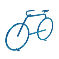 Blue Bicycle Bike Rack – Surface Mounted w/ Anchor Bolts - 2-4 Bike Capacity