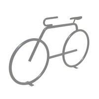 Gray Bicycle Bike Rack – Surface Mounted w/ Anchor Bolts - 2-4 Bike Capacity