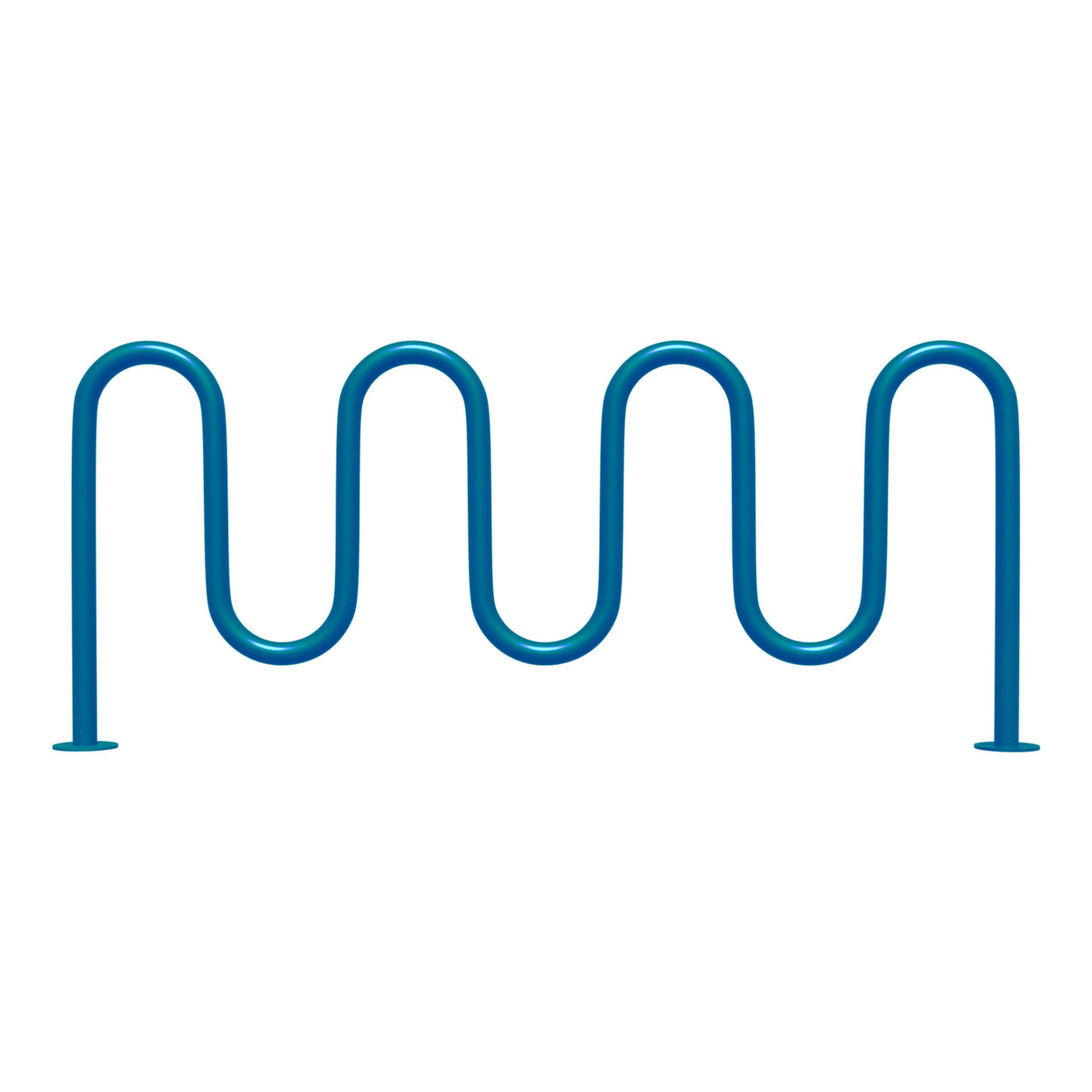 7 Loop Bike Rack Commercial 7-Loop Wave Bike Rack - 9 Bike Capacity (Blue) – Sandbaggy