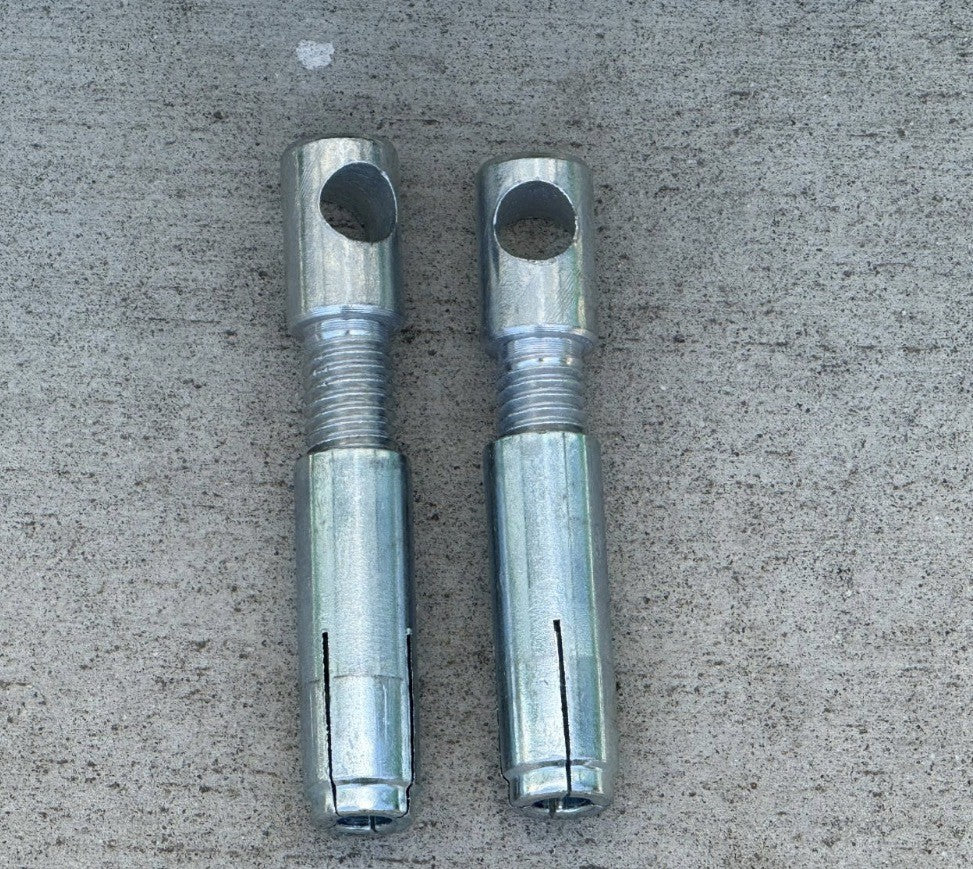 Replacement Anchor Bolts for Backflow Security Cages | 2 Pack