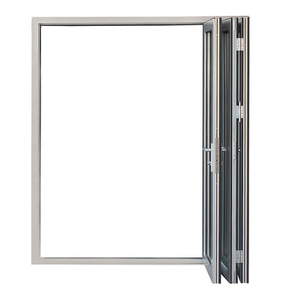 Aluminum Frost Glass Door