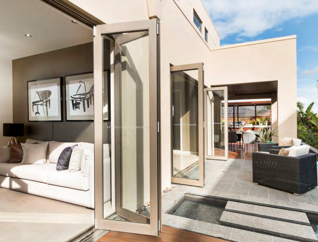 Bifold Doors installed outdoor