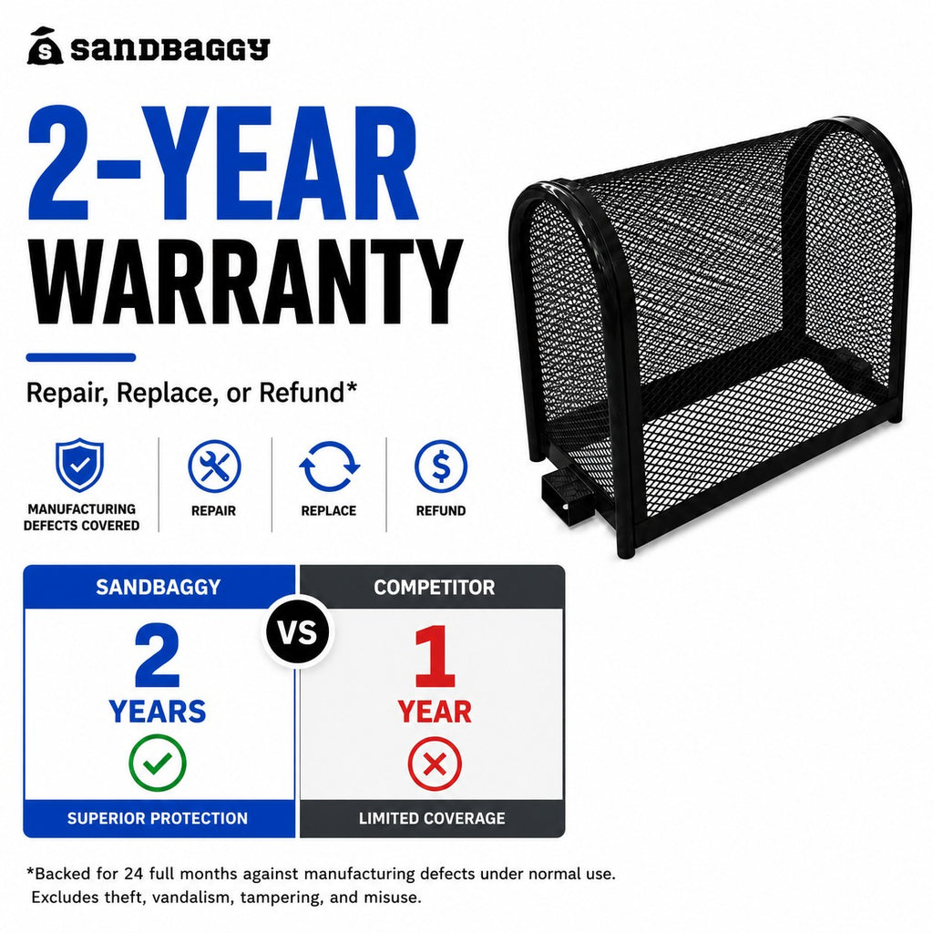 Black Security Backflow Cage - 2 yr warranty