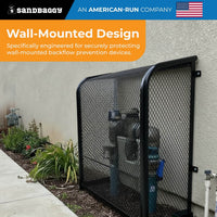 Black Wall Mounted Backflow Cage 
