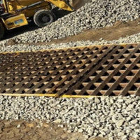 8 ft x 10 ft Bottomless Trackout Control Mat | Construction Entrance Mat (USA Made)