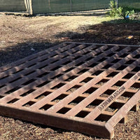 8 ft x 10 ft Bottomless Trackout Control Mat | Construction Entrance Mat (USA Made)