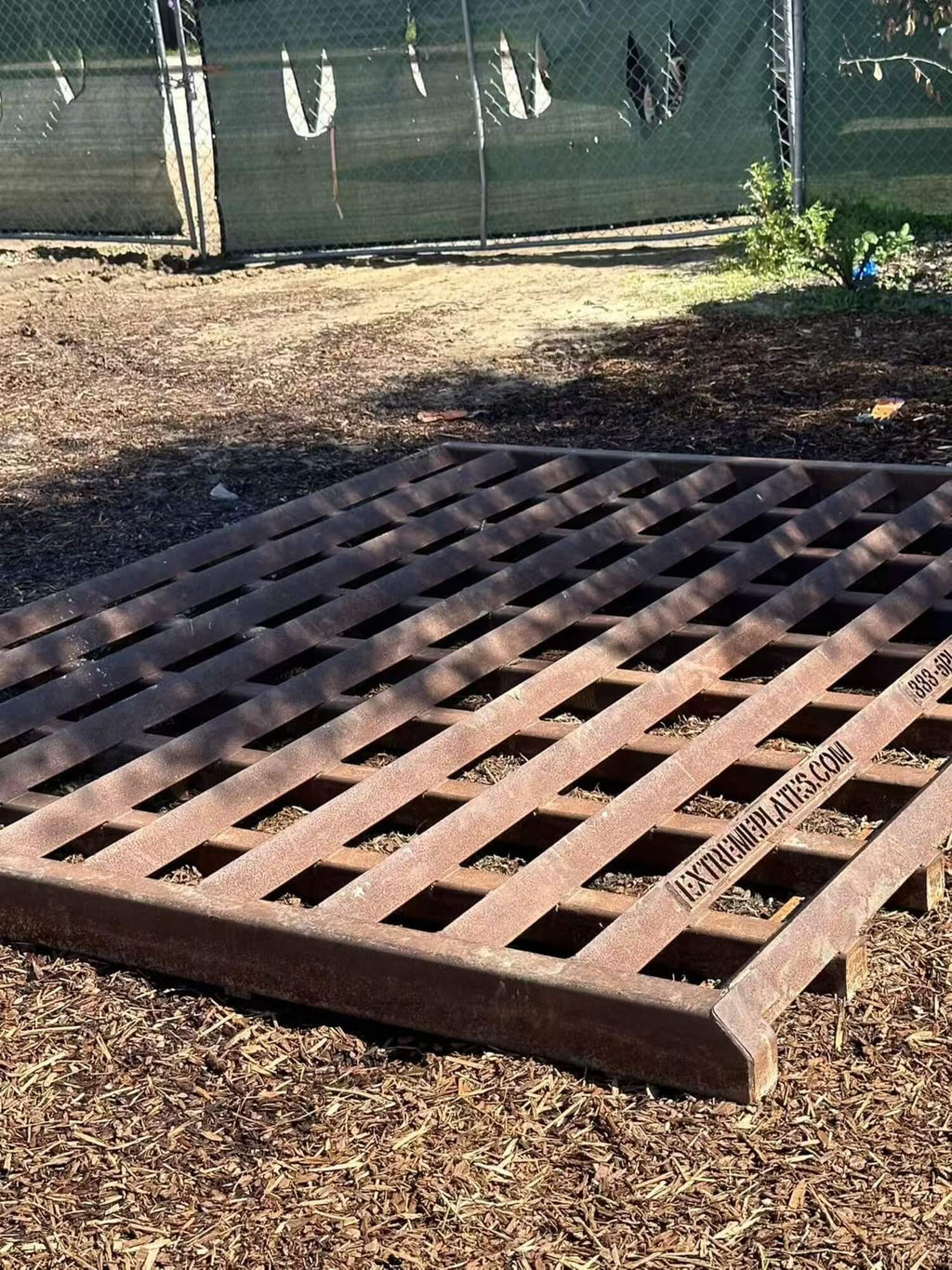 8 ft x 10 ft Bottomless Trackout Control Mat | Construction Entrance Mat (USA Made)