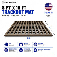 8x10 Bottomless Trackout Mat