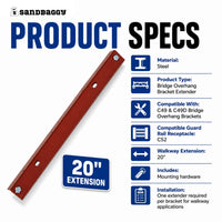 Bridge Overhang Extender - Steel