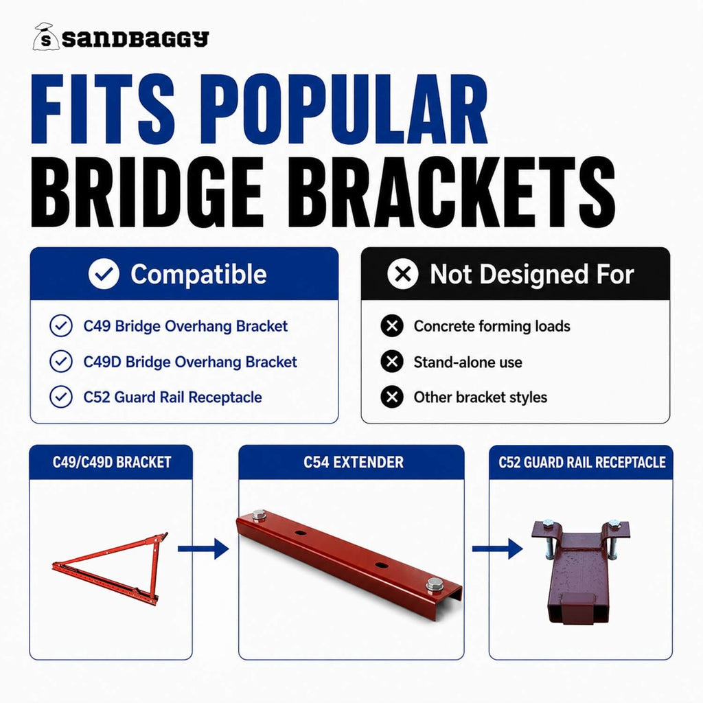 Bridge Overhang Extender - Compatible with c49/c49d/c52