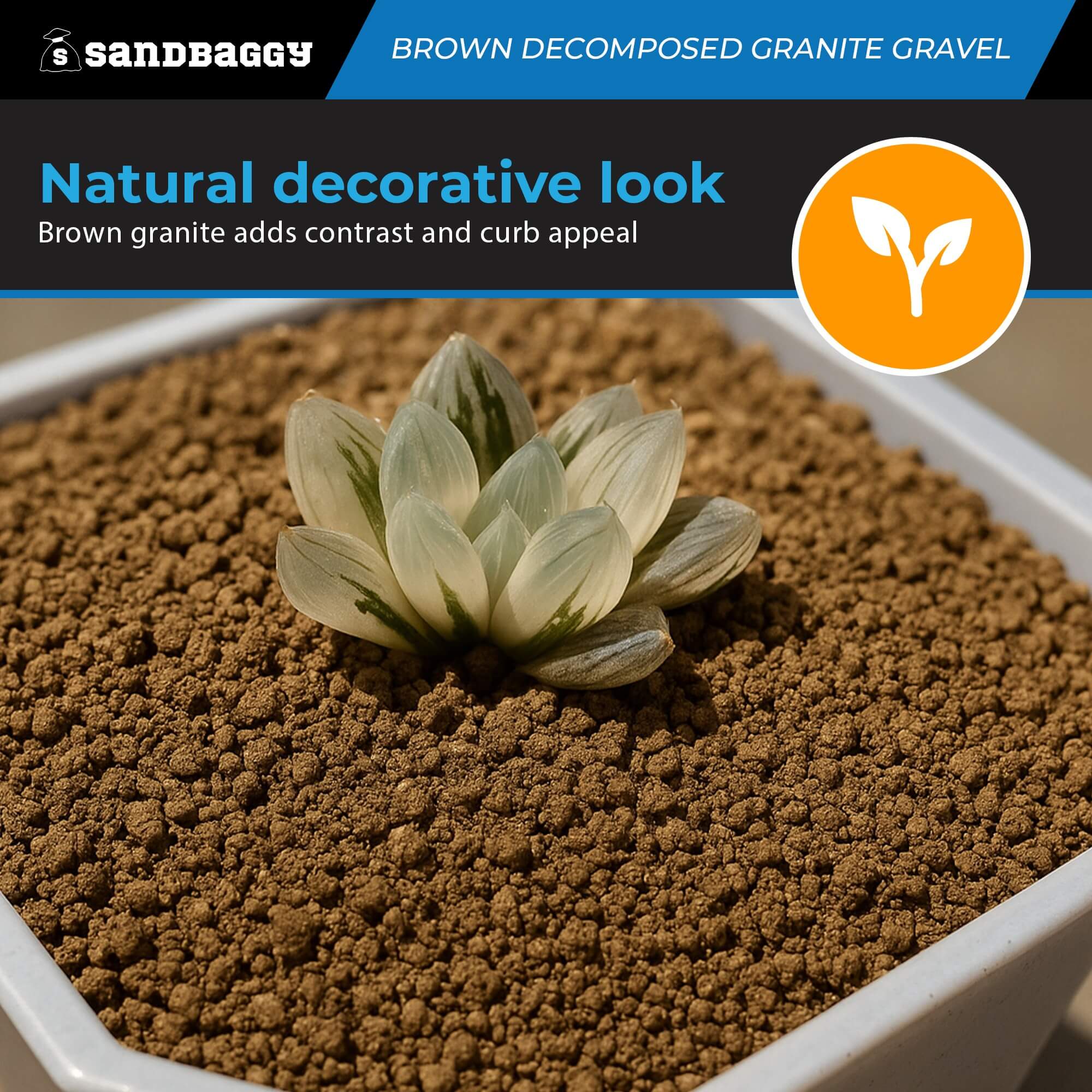 decomposed granite for succulents Decomposed Granite — 0.5 cu. ft. Brown Landscape Gravel