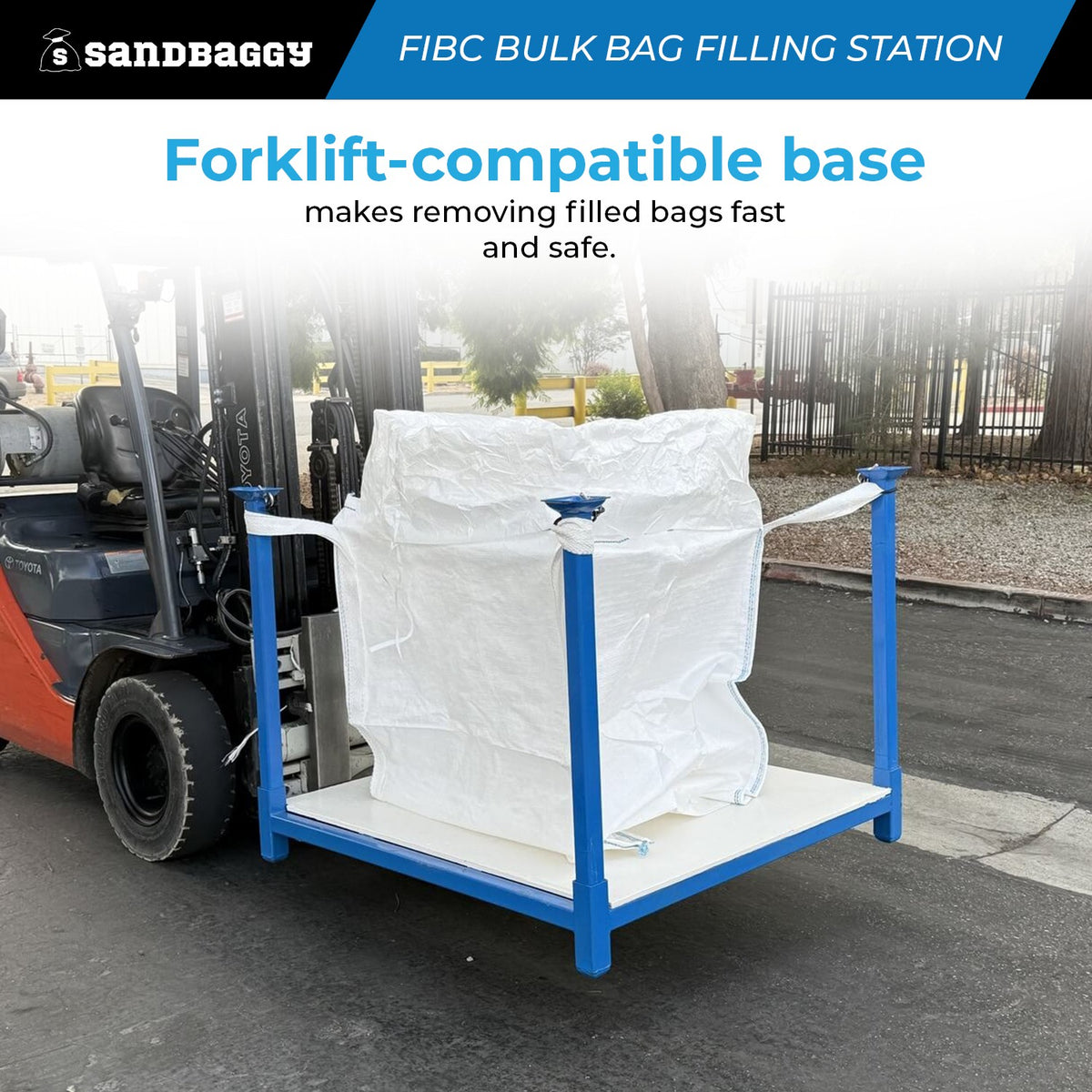 Fibc Rigging Frame Bulk Bag Filling Station – Steel FIBC Stand (52