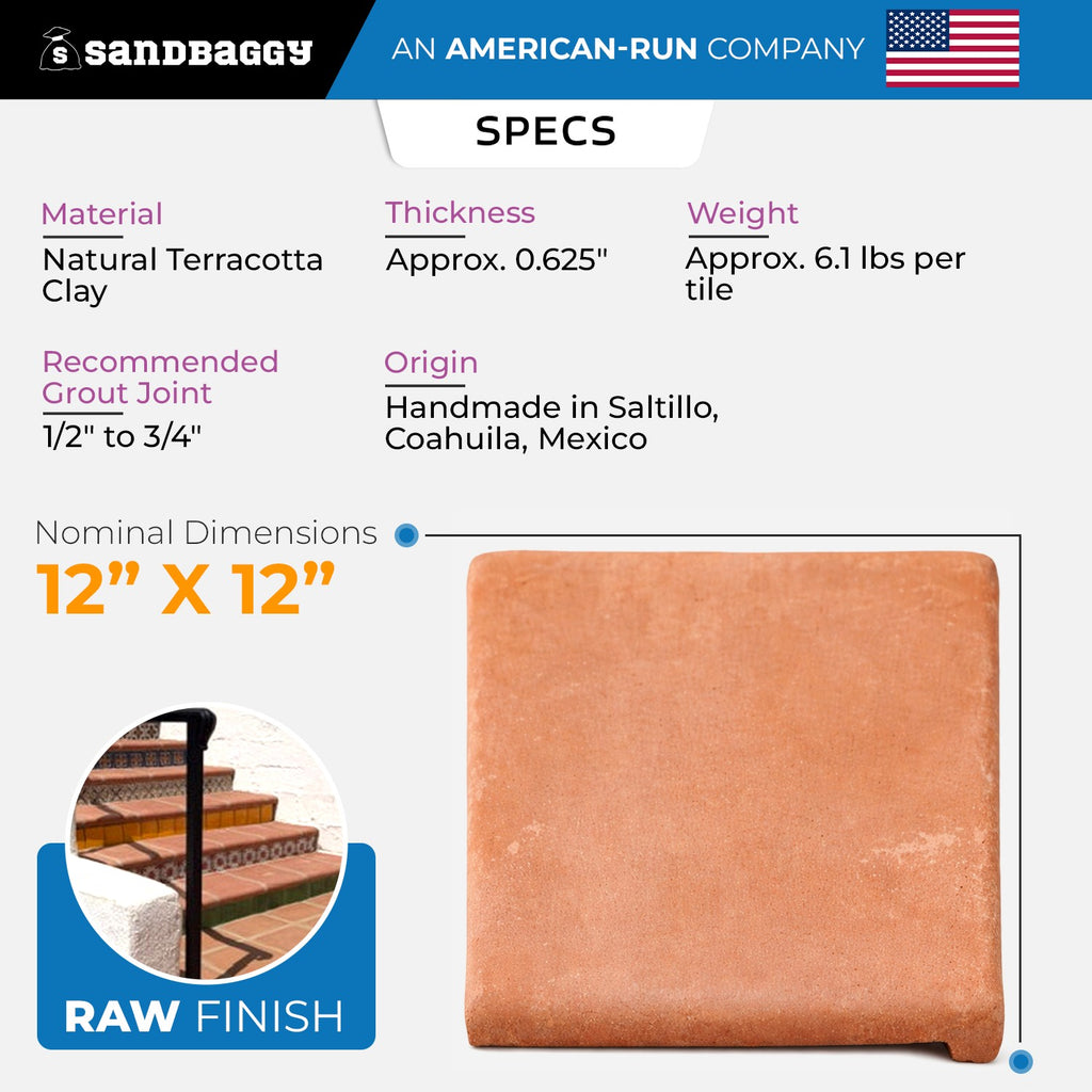 Bullnose Saltillo Tile Specs