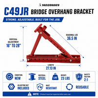 C49JR Bridge Overhang Extender Specs