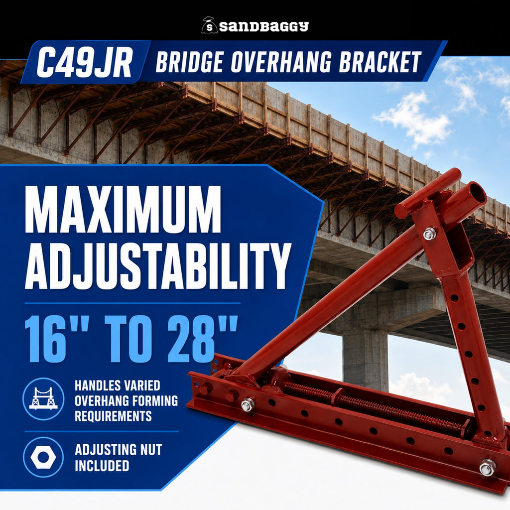 C49JR Bridge Overhang Extender - 16" - 28"