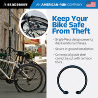 Circle Bike Rack - Black