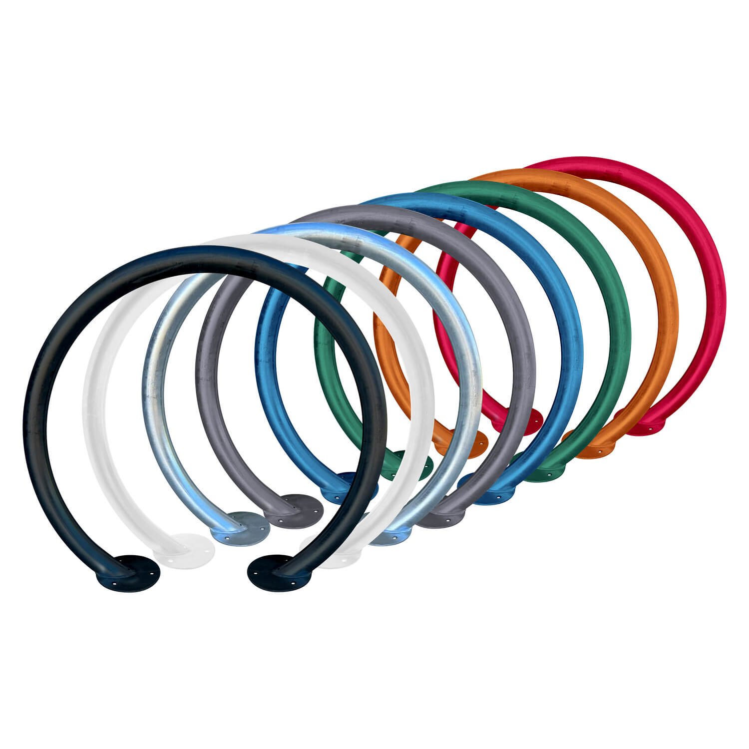Modern Circle Bike Racks - Surface Mounted - Commercial Grade – Sandbaggy