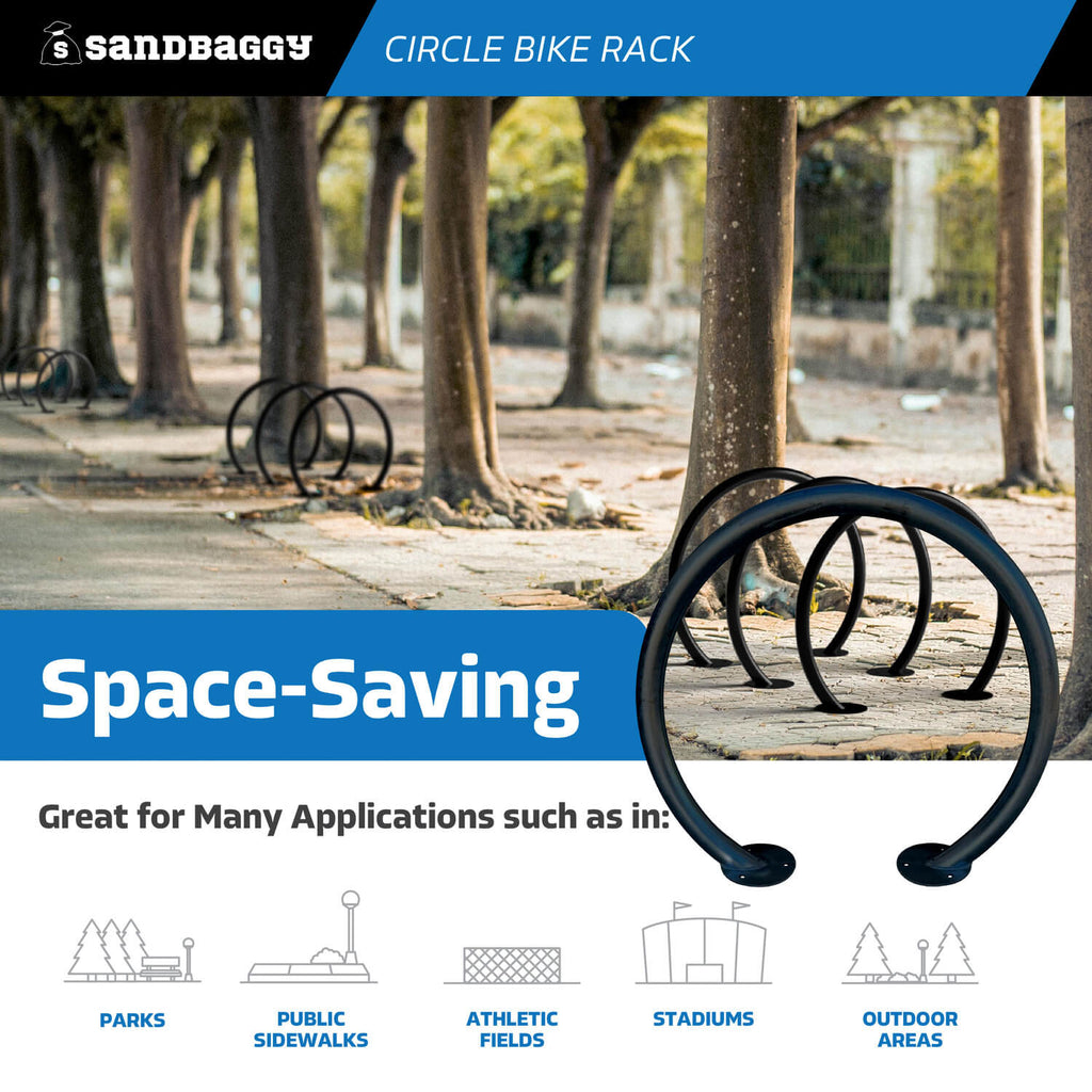 commercial circle bike racks