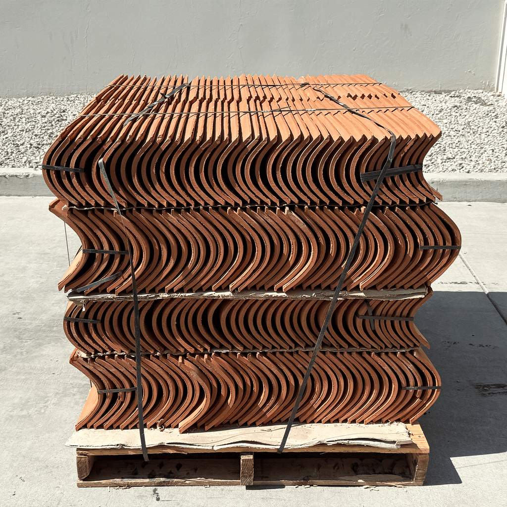 clay roof tiles