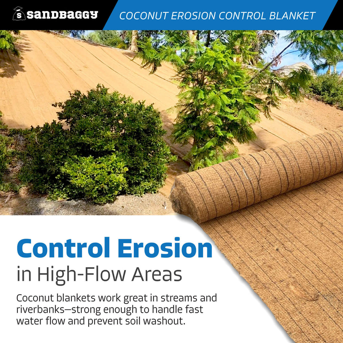 Landscape Erosion Control Coconut Erosion Control Blanket Erosion ...