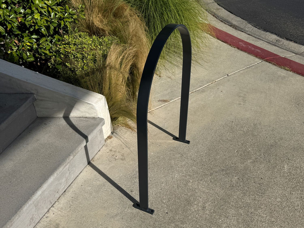 inverted u bike rack (dark Gray)