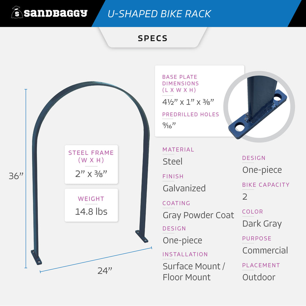 industrial bike racks - specs