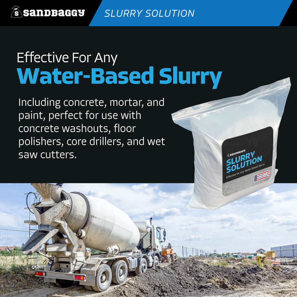 concrete slurry solution solidifier - water based slurry