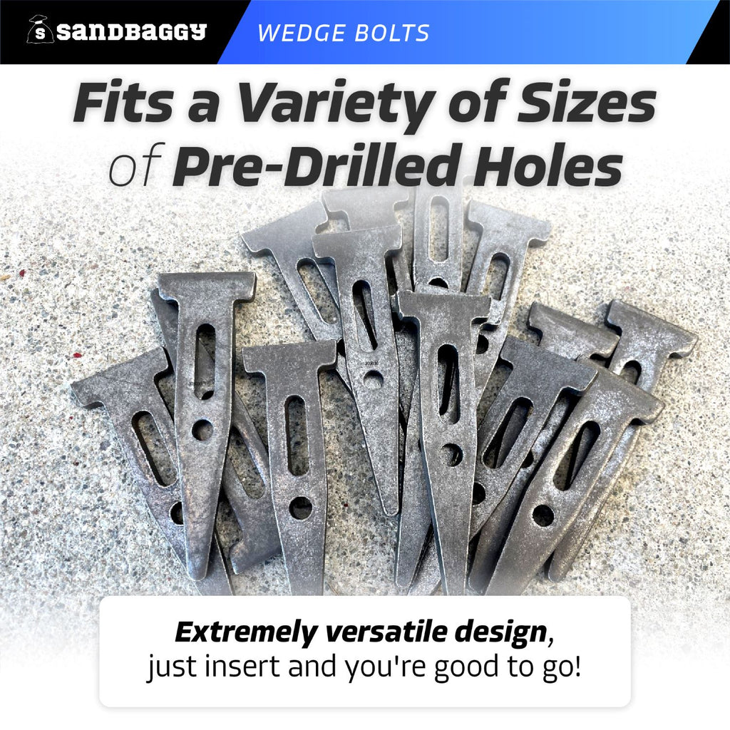 versatile concrete wedge anchors bolts fits a variety of sizes of pre drilled holes