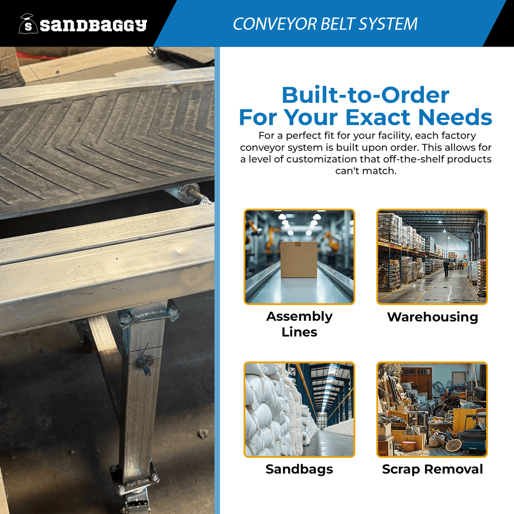 conveyor system built to order for your exact needs