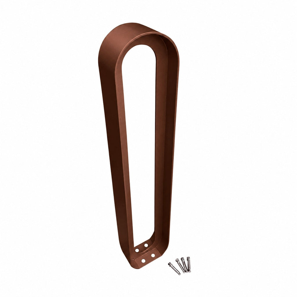 Copper Oval Bike Rack