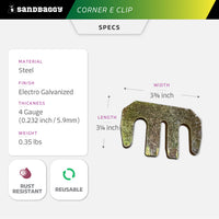 corner E clips specs