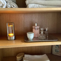 Klarako Crystal Lantern | Cordless LED Touch Table & Desk Lamp