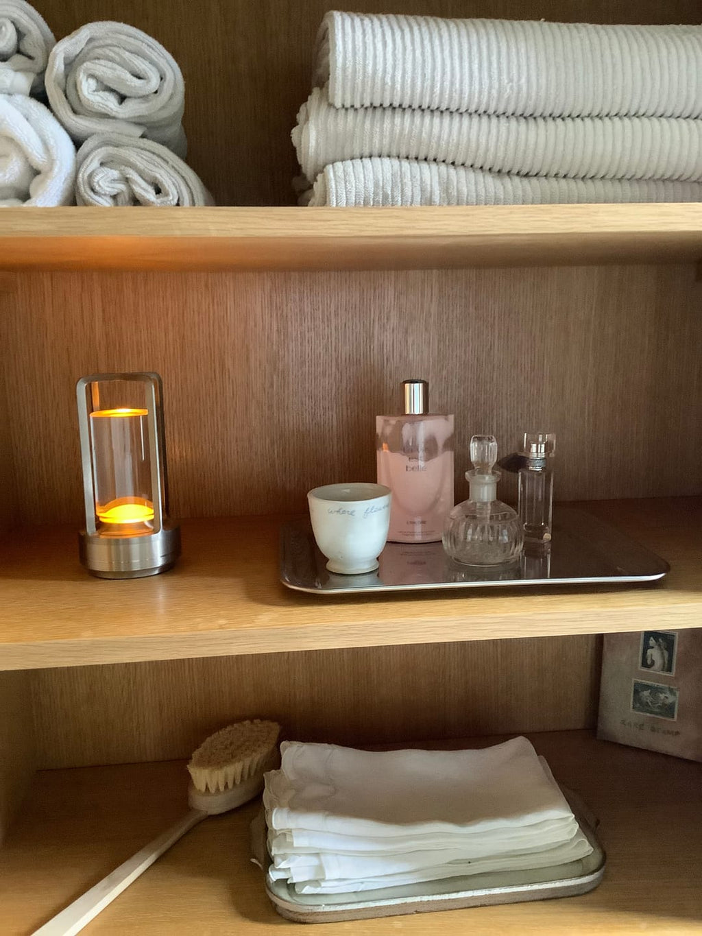 Klarako Crystal Lantern | Cordless LED Touch Table & Desk Lamp