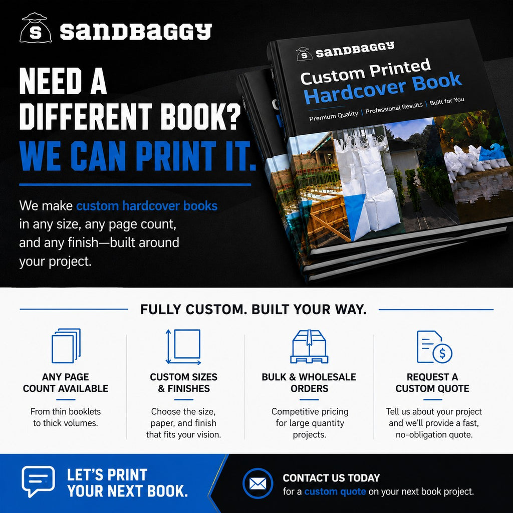 Custom Hardcover Book Printing | 8.5" x 11" | 50-Page Premium Book