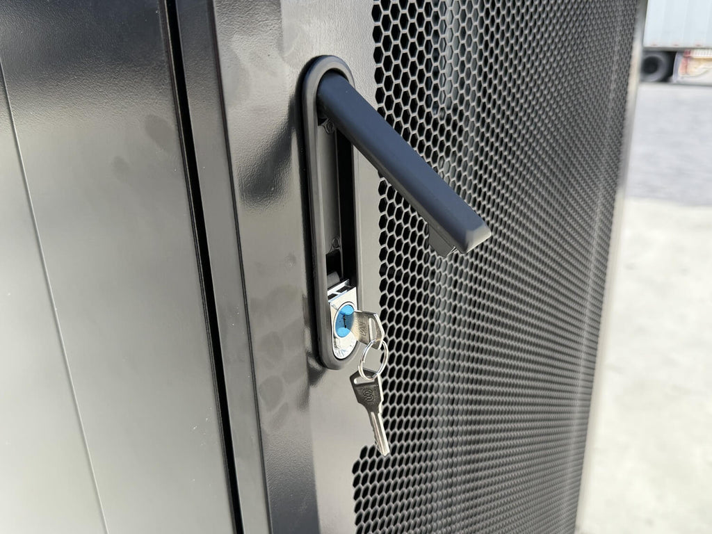 42U Data Center Rack - Lockable, Heavy Duty with Cooling Support