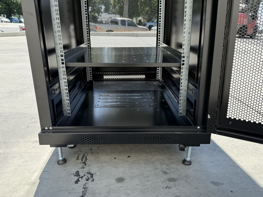 42U Data Center Rack - Lockable, Heavy Duty with Cooling Support