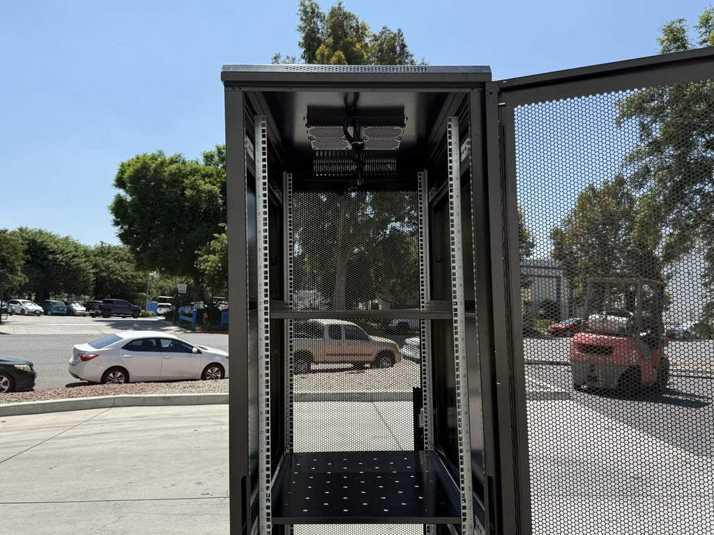 42U Data Center Rack - Lockable, Heavy Duty with Cooling Support