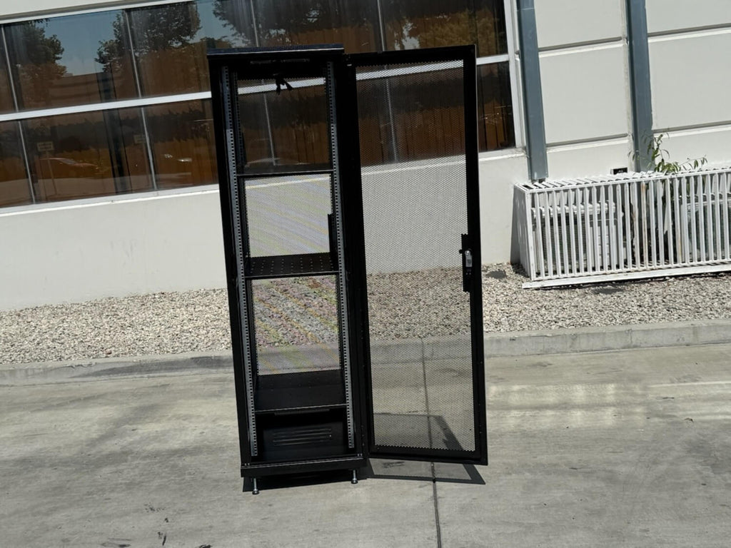 42U Data Center Rack - Lockable, Heavy Duty with Cooling Support