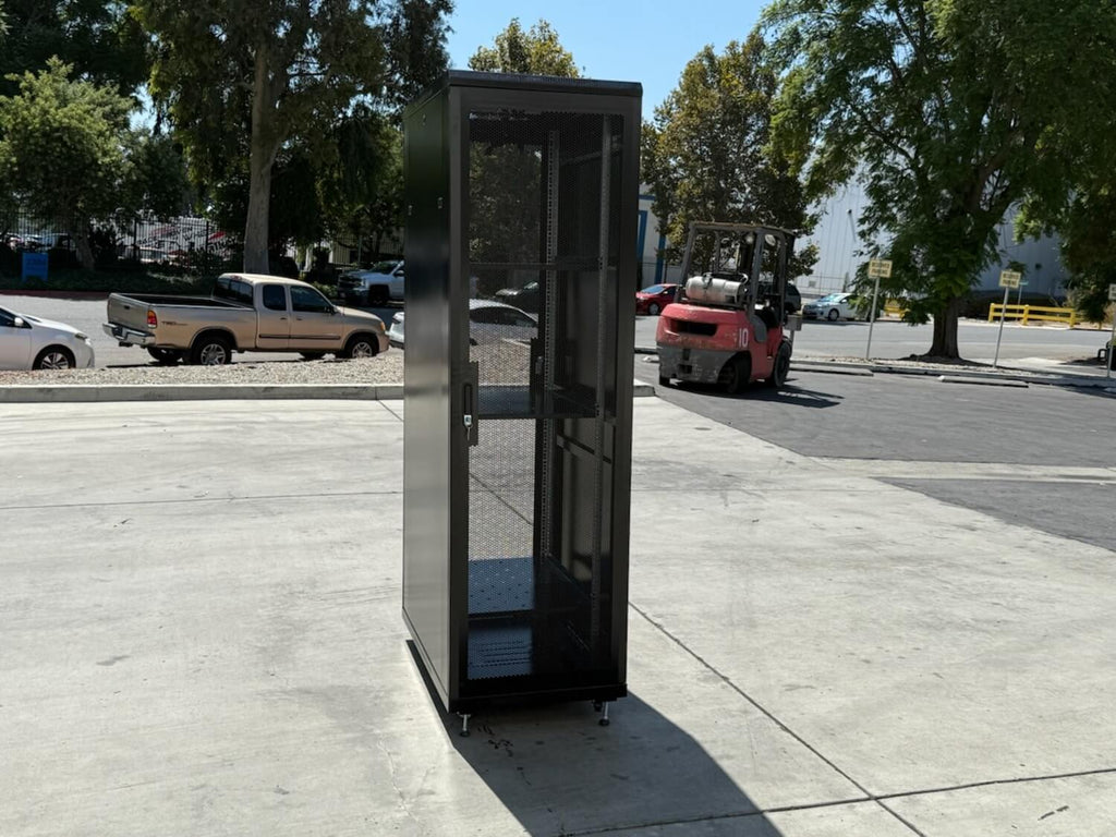 42U Data Center Rack - Lockable, Heavy Duty with Cooling Support