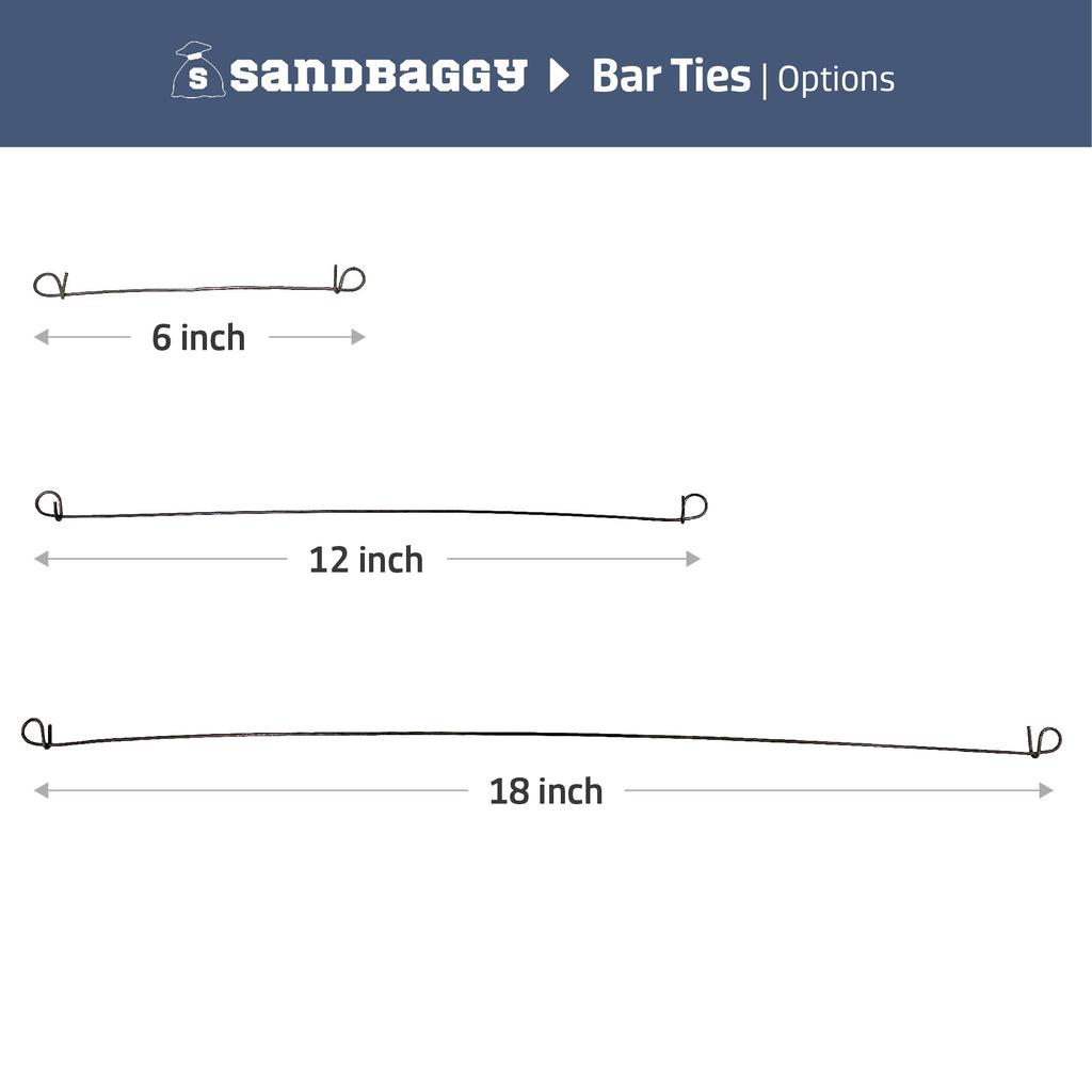 rebar wire ties - multiple sizes for sale: 6", 12", 18"