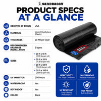 Drainage Ditch Liner - Specs