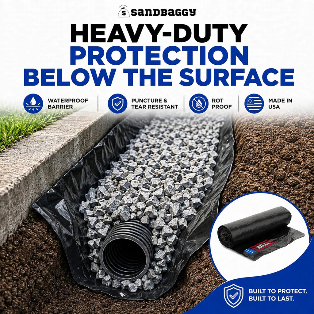 Drainage Ditch Liner - heavy duty protection 