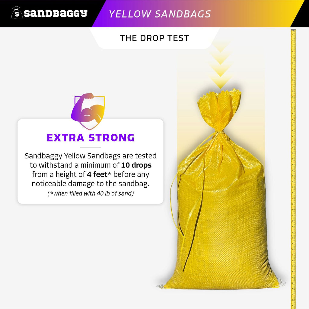 industrial strength sandbags are great for construction use