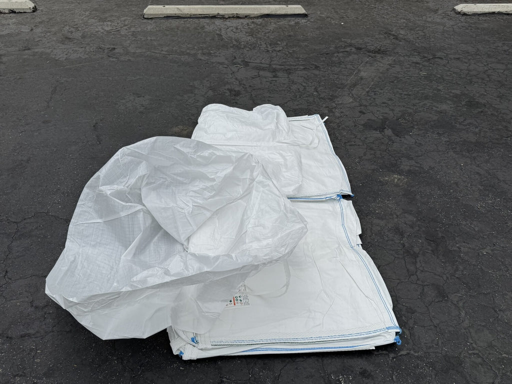 FIBC Bulk Bag – Duffle Top – 3,000 lb Cap., Food Grade – 35" x 35" x 40" (35 cu ft)