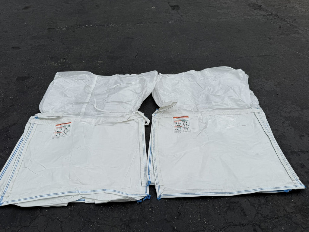 FIBC Bulk Bag – Duffle Top – 3,000 lb Cap., Food Grade – 35" x 35" x 40" (35 cu ft)