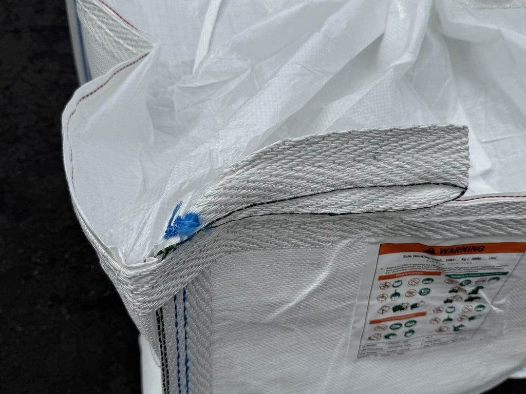 FIBC Bulk Bag – Duffle Top – 3,000 lb Cap., Food Grade – 35" x 35" x 40" (35 cu ft)