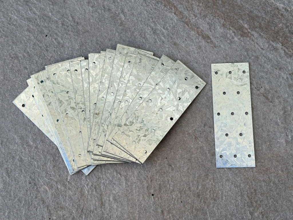 Tie Plate for Wood (1-13/16" x 5") - Hot Dipped Galvanized Steel - 20 Gauge (Similar To Simpson Strong-Tie TP15)