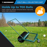 Golf Ball Collector Cart  - 700 ball capacity