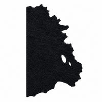 Half Hide Premium Leather Fabric – Made in Italy – Black