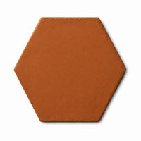 Lincoln Hexagon Saltillo Tile 8.5" x 7.5" | Unsealed Handmade Mexican Tile